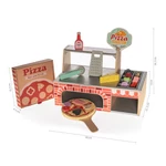 Kép 7/7 - Zopa fa pizzéria játékkészlet