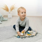 Kép 7/10 - Zopa fa játék húzható kisvonat