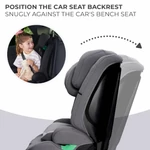 Kép 6/10 - Kinderkraft gyerekülés Safety Fix 2 i-Size Isofix 76-150cm szürke