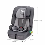 Kép 9/10 - Kinderkraft gyerekülés Safety Fix 2 i-Size Isofix 76-150cm szürke