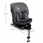 Kép 6/9 - Kinderkraft gyerekülés I-360 i-Size Isofix 40-150cm szürke