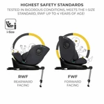 Kép 8/9 - Kinderkraft gyerekülés I-360 i-Size Isofix 40-150cm szürke