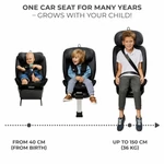Kép 7/8 - Kinderkraft gyerekülés I-360 i-Size Isofix 40-150cm fekete