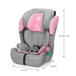 Kép 5/6 - Kinderkraft gyerekülés Comfort Up i-Size 76-150cm pink