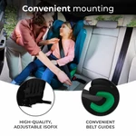 Kép 4/4 - Kinderkraft gyerekülés Junior Fix 2 i-Size Isofix 100-150cm grafit-fekete