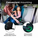 Kép 3/4 - Kinderkraft gyerekülés Junior Fix 2 i-Size Isofix 100-150cm zöldeskék