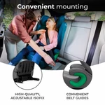 Kép 4/4 - Kinderkraft gyerekülés Junior Fix 2 i-Size Isofix 100-150cm szürke