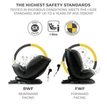 Kép 2/6 - Kinderkraft gyerekülés Xpedition 2 i-Size 360 fok Isofix 40-150cm  szürke