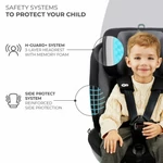 Kép 5/6 - Kinderkraft gyerekülés Xpedition 2 i-Size 360 fok Isofix 40-150cm  szürke