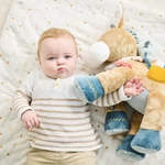 Kép 4/6 - Nattou foglalkoztató játék plüss 45cm Felix and Leo - Felix, a szamár
