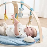 Kép 5/9 - Nattou játszószőnyeg plüss fa játékhíddal Felix and Leo