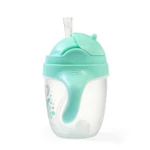 Kép 2/9 - BabyOno itatópohár szívószállal füllel 240ml menta 1464/03