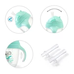 Kép 6/9 - BabyOno itatópohár szívószállal füllel 240ml menta 1464/03