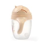 Kép 4/9 - BabyOno itatópohár szívószállal füllel 240ml bézs 1464/04