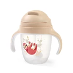 Kép 5/9 - BabyOno itatópohár szívószállal füllel 240ml bézs 1464/04