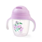 Kép 5/9 - BabyOno itatópohár szívószállal füllel 240ml lila 1464/05