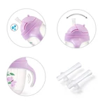 Kép 6/9 - BabyOno itatópohár szívószállal füllel 240ml lila 1464/05