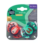 Kép 3/7 - Tommee Tippee játszócumi CTN Fun 2 db 18-36 hó friends