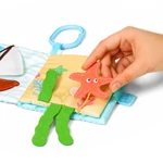 Kép 4/9 - BabyOno játékkönyv SEA WORLD puha 1532