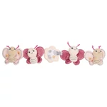 Kép 2/4 - Baby Mix zenélő-forgó Pillangó rózsaszín