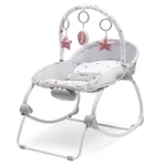 Kép 2/6 - Baby Mix pihenőszék rezgő zenélő csillagok rózsaszín