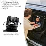 Kép 4/9 - Kinderkraft gyerekülés Xpedition 2 i-Size 360 fok Isofix 40-150cm fekete