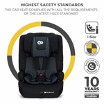 Kép 2/10 - Kinderkraft gyerekülés Safety Fix 2 i-Size Isofix 76-150cm fekete