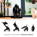 Kép 6/6 - Kinderkraft sportbabakocsi Apino automata Dune bézs