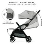 Kép 2/5 - Kinderkraft sportbabakocsi Apino automata Dove szürke