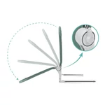Kép 4/5 - Fillikid leesésgátló - boxspring-ágyra is - Lara 150x60cm menta 289-60-14