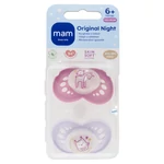 Kép 6/6 - MAM játszócumi Original Night szilikon 6hó dupla