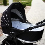 Kép 4/4 - Akuku szúnyogháló babakocsira univerzális fekete