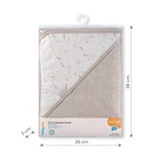 Kép 4/6 - BabyOno fürdõlepedõ kapucnis 100x100cm bézs 1552/04