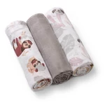 Kép 1/6 - BabyOno textilpelenka színes 3db szürke 348/10