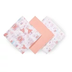 Kép 2/6 - BabyOno textilpelenka színes 3db rózsaszín 348/11