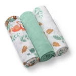 Kép 1/6 - BabyOno textilpelenka színes 3db zöld 348/12