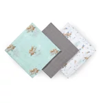 Kép 2/7 - BabyOno textilpelenka színes 3db bambusz szürke 397/10