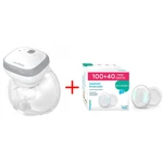 Kép 1/10 - BabyOno mellszívó Shelly elektromos, viselhetõ - 100 plusz 40db melltartóbetéttel 1000-296/140