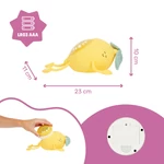 Kép 5/6 - Badabulle éjjeli fény zenélő Basile, a citrom B015020