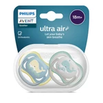 Kép 2/7 - Philips AVENT játszócumi ultra air 18hó bálna 2db