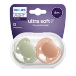 Kép 2/8 - Philips AVENT játszócumi Ultrasoft Premium neutral 18hó 2db