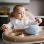 Kép 5/10 - BabyOno tálka szilikon tapadó aljú kék 1481/01