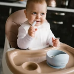 Kép 7/10 - BabyOno tálka szilikon tapadó aljú kék 1481/01
