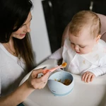 Kép 9/10 - BabyOno tálka szilikon tapadó aljú kék 1481/01