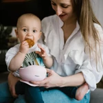 Kép 8/10 - BabyOno tálka szilikon tapadó aljú rózsaszín 1481/02