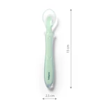 Kép 5/5 - BabyOno etetőkanál szilikon flexibilis menta 785/02