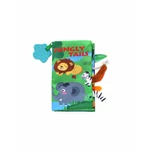 Kép 1/2 - Kikkaboo készségfejlesztõ textil könyv és rágóka jungly tails
