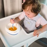 Kép 6/6 - BabyOno tányér - tapadó aljú, kanállal kék 1077/04