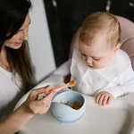 Kép 6/8 - BabyOno etetőkanál szilikon 2db rózsaszín-lila 784/01