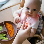 Kép 7/8 - BabyOno etetőkanál szilikon 2db rózsaszín-lila 784/01